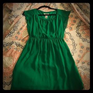 Medium emerald green dress